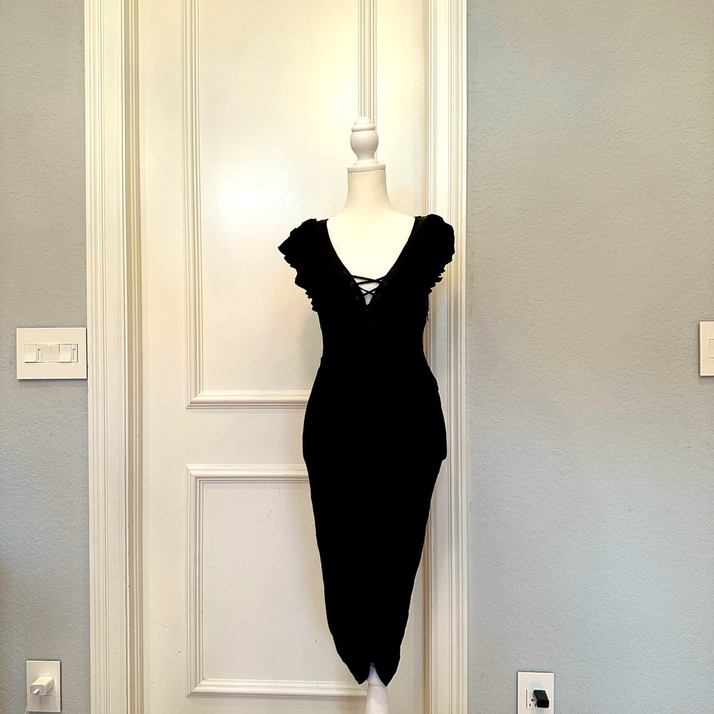 Sexy black dress